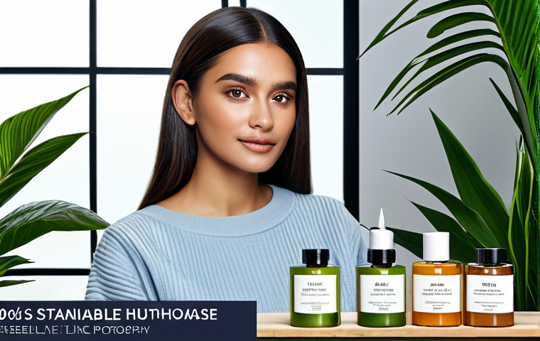 Prompt 1: Sustainable Beauty Product Showcase**
